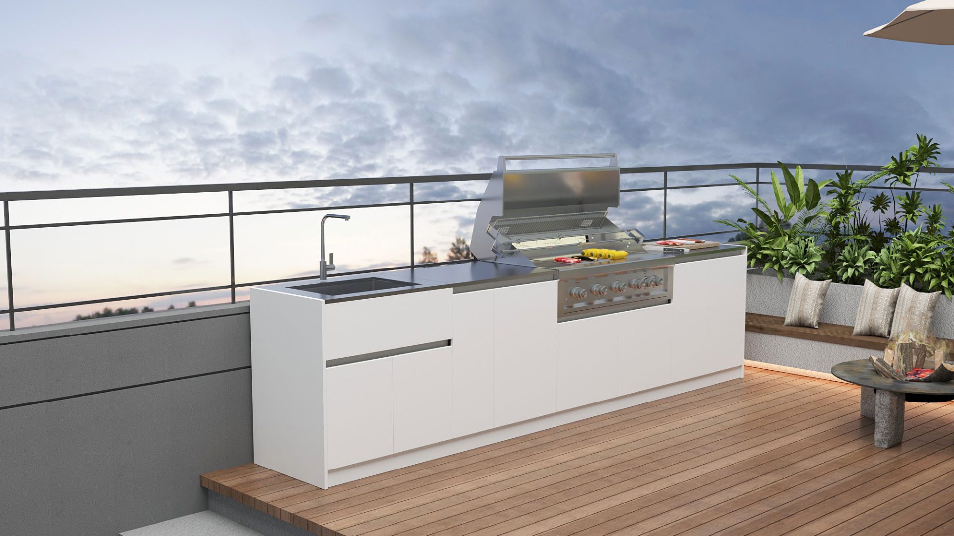 Outdoor Kitchen Cabinet